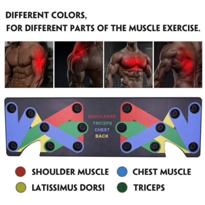 9 in 1 Push Up Rack Training Board ABS abdominal Muscle Trainer Sports Home Fitness Equipment for body Building Workout Exercise