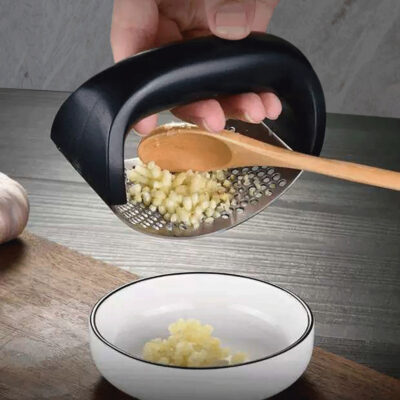 Round Garlic Crusher