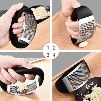 Round Garlic Crusher