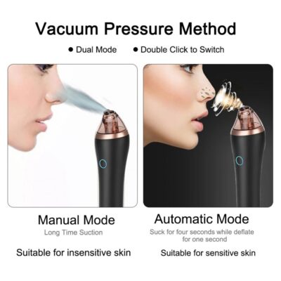 Blackhead Vacuum Removal Skin Care Electric Pore Cleaner Pimple Remover Acne Suction Spot Facial Skin Cupping Cleanser Remover