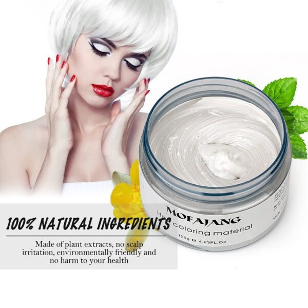 Silver Blonde Coloring Hair Wax