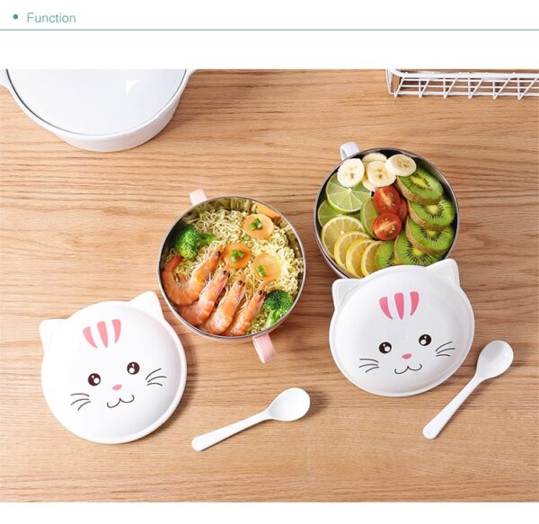 Cat Design Food Container