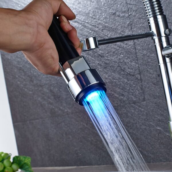 LED Kitchen Deck Mounted Faucet