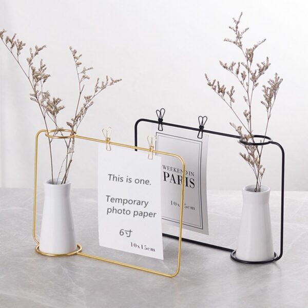 Home Decoration Wire Pot Vase Stand