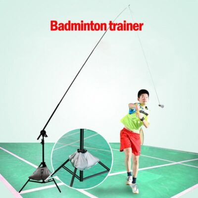 Badminton Trainer Racket Machine Ball Pitching Professional Badminton Accessories Automatic Rebound Robot Badminton Training Aid