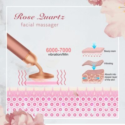 Rose Quartz Facial Massager