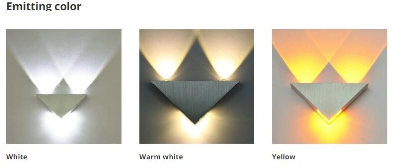 Modern LED Triangle Wall Lamp