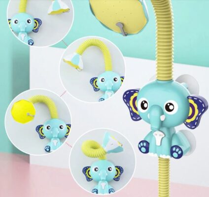 Cute Elephant Sprinkler Bath Toy 