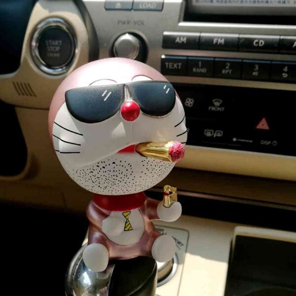 Cute Cat Shaking Head Car Decor Toy