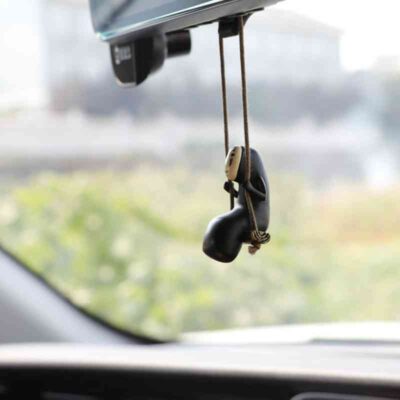 Faceless Man Mirror Pendant Car Ornament Accessory