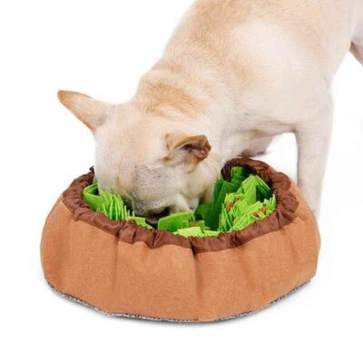 French Bulldog Sniffing Stress Release Mat