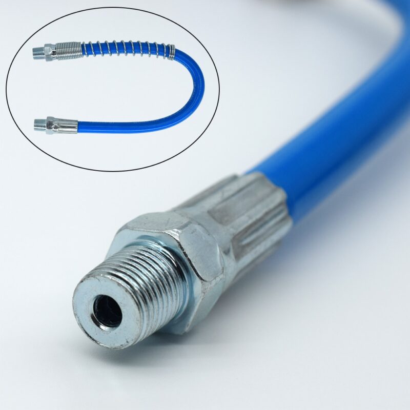 Hose Kit HighPressure 10000PSI Grease Gun Coupler Coupling End Fitting 1/8” NPT Adapter