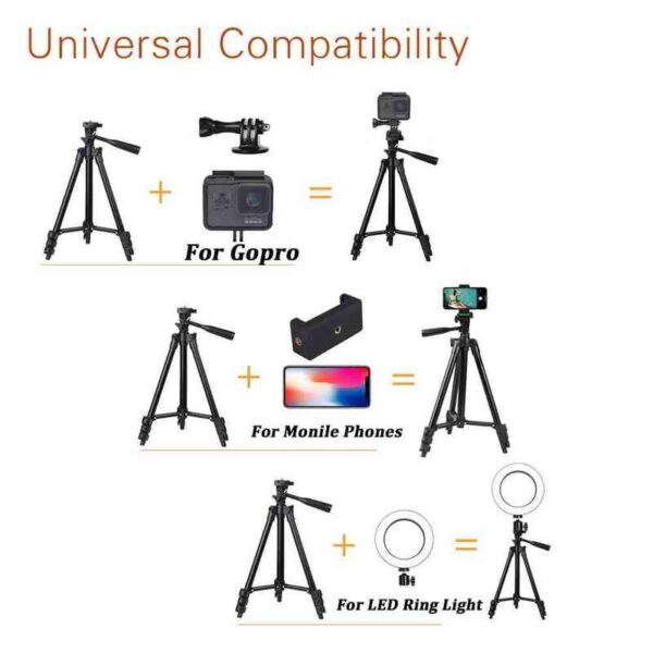Tripod for Mobile Phone 40inch Universal Photography Stand