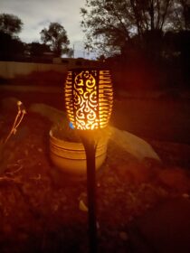 Solar Tiki Torches - LED Solar Flame Lights