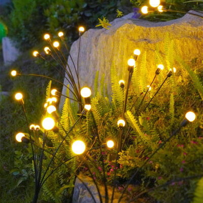 Simulation Firefly Solar Light Outdoor Garden Decoration