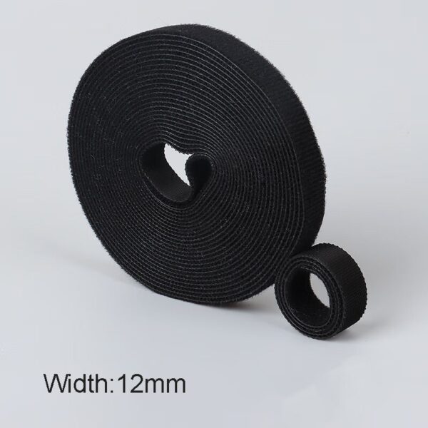 black Self-gripping cable ties roll
