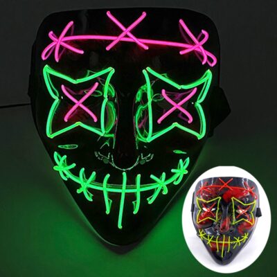 neon purge mask