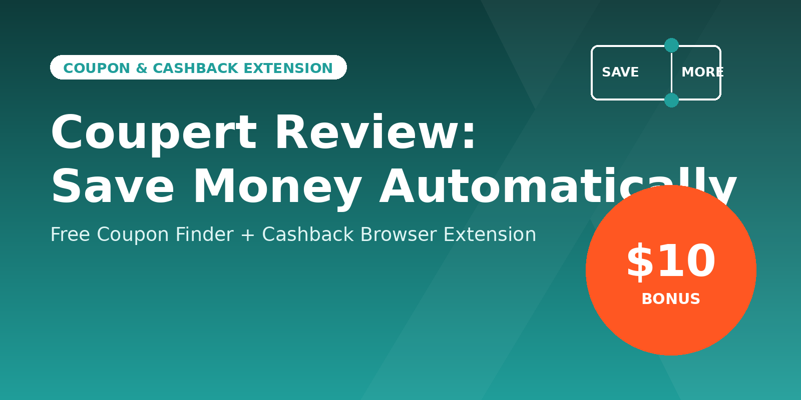 Coupert review - free coupon and cashback browser extension