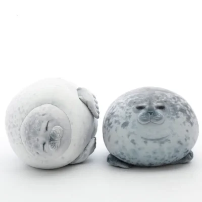 Chubby Seal Plush Pillow