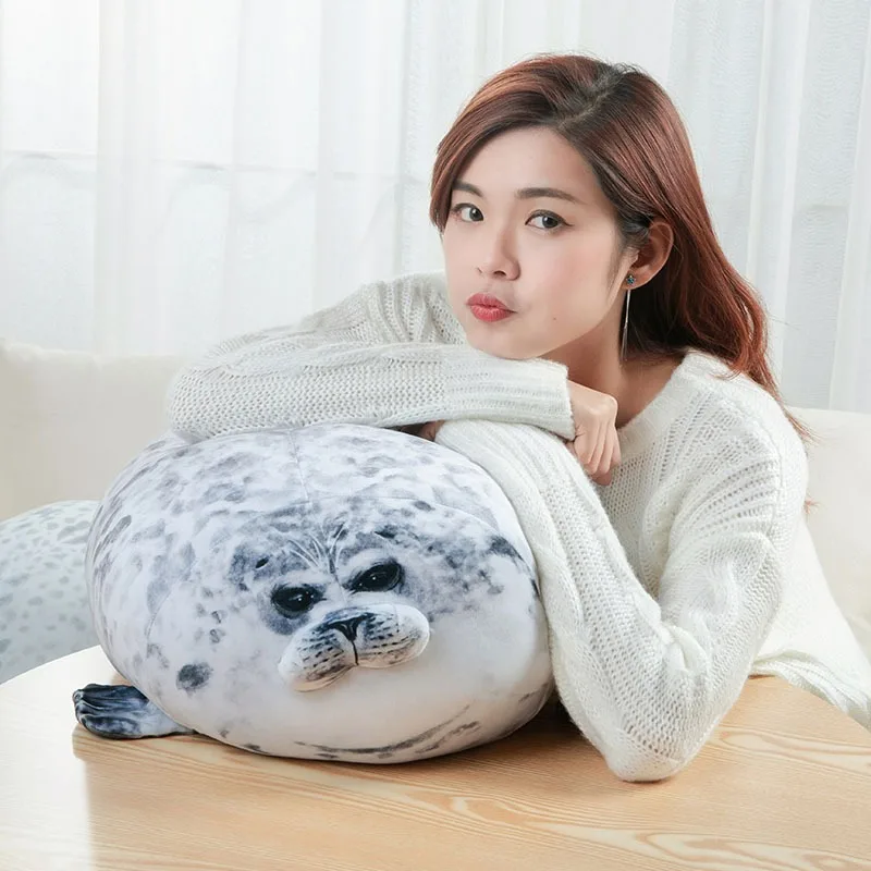 Chubby Seal Plush Pillow – view 2