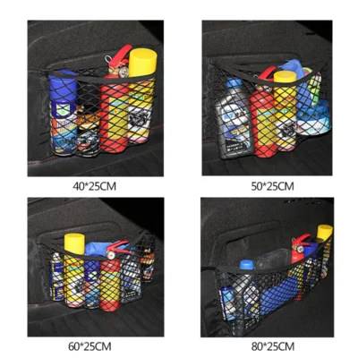 Car Seat Back & Trunk Mesh Organizer – view 2