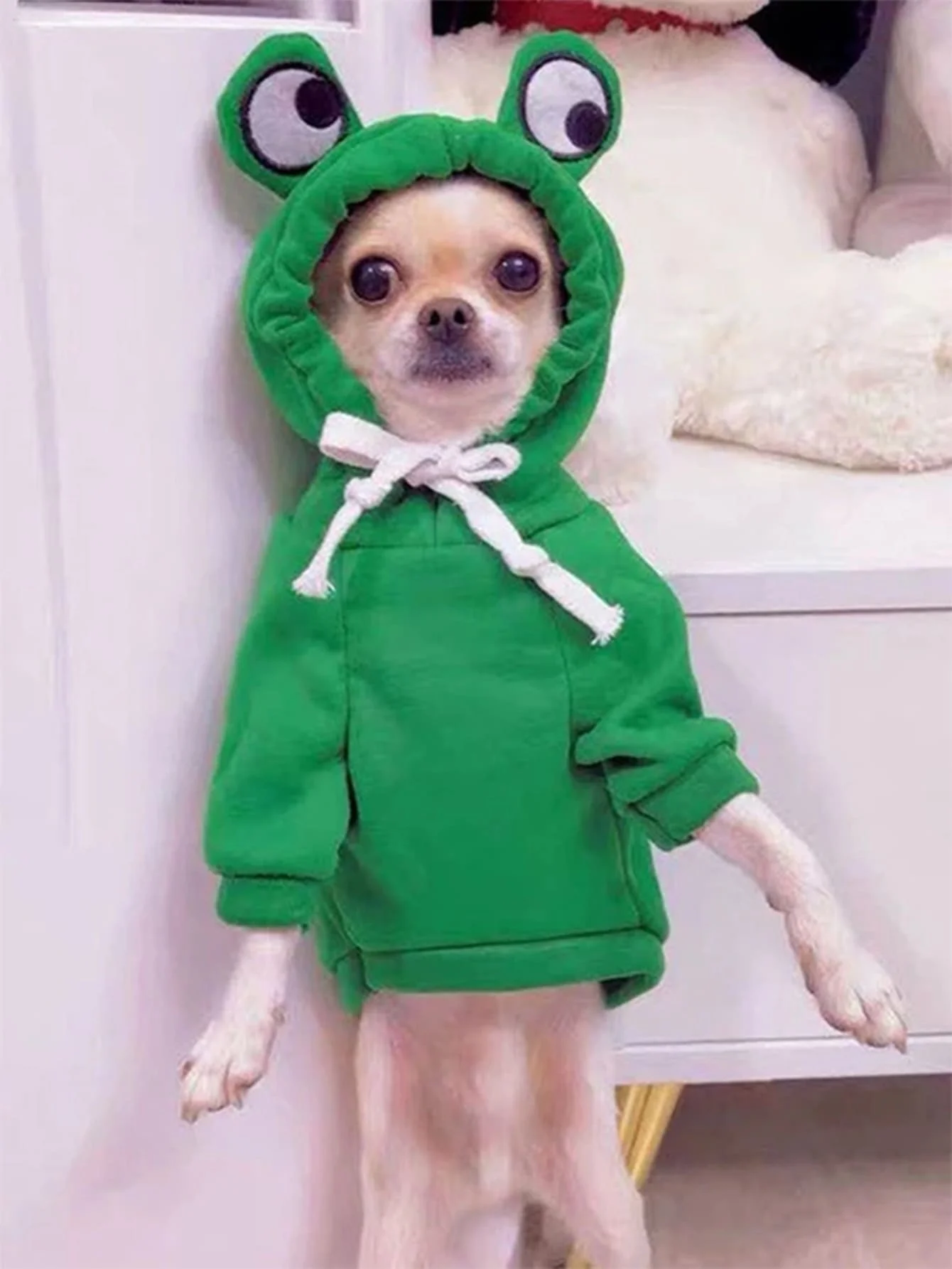 Cute Frog Dog Sweater Hoodie – view 4