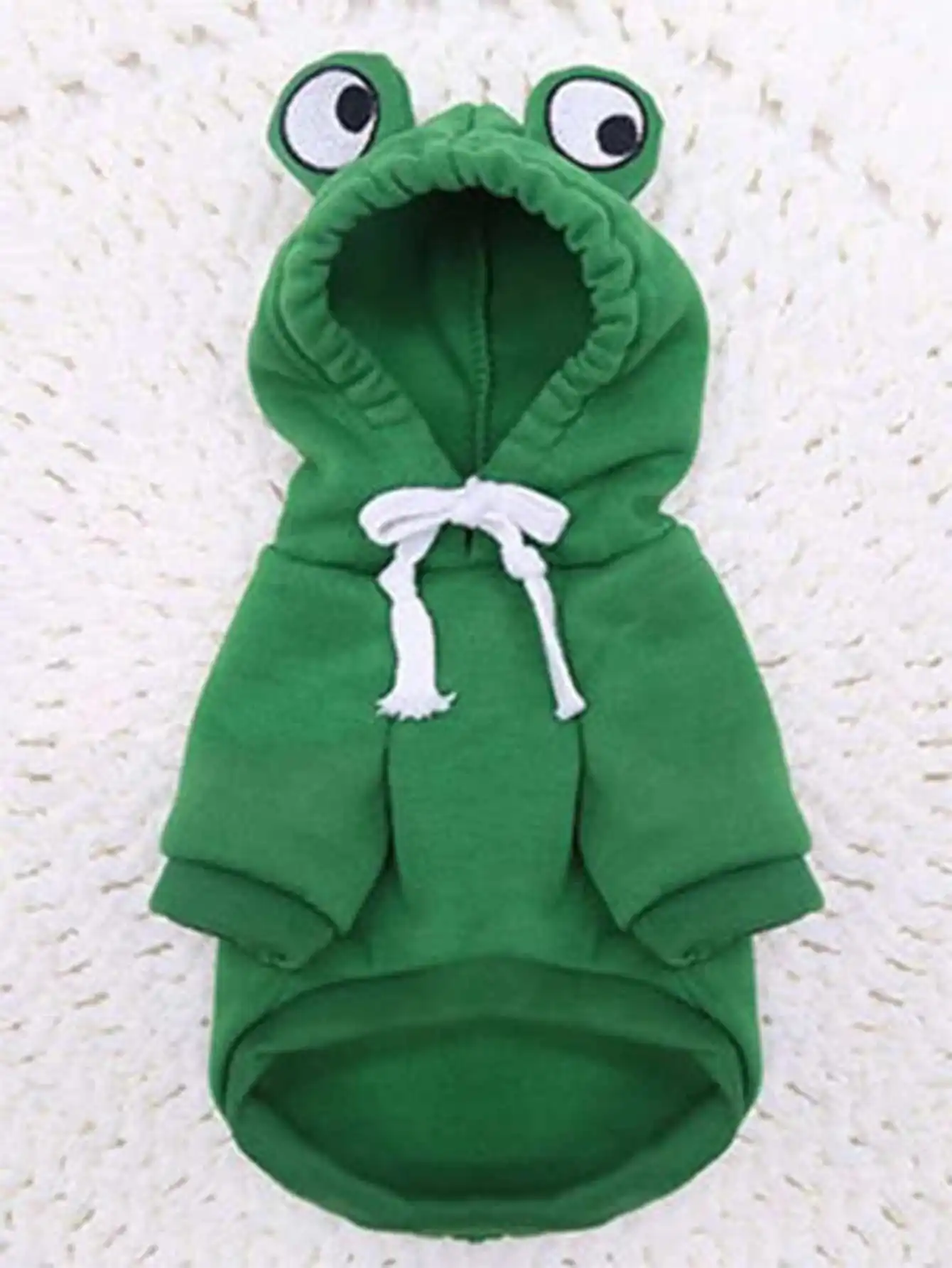 Cute Frog Dog Sweater Hoodie – Green