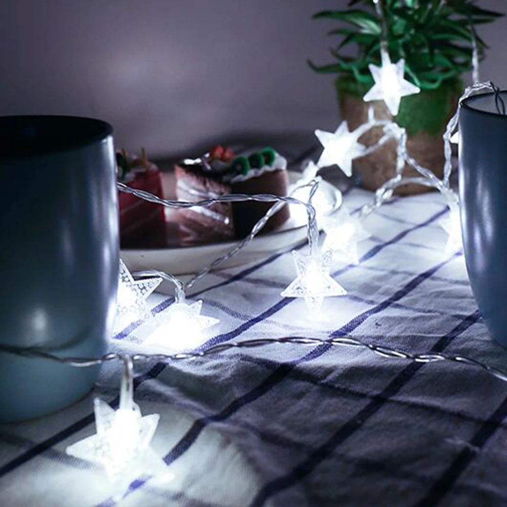 LED Star Fairy Light Garland – view 5