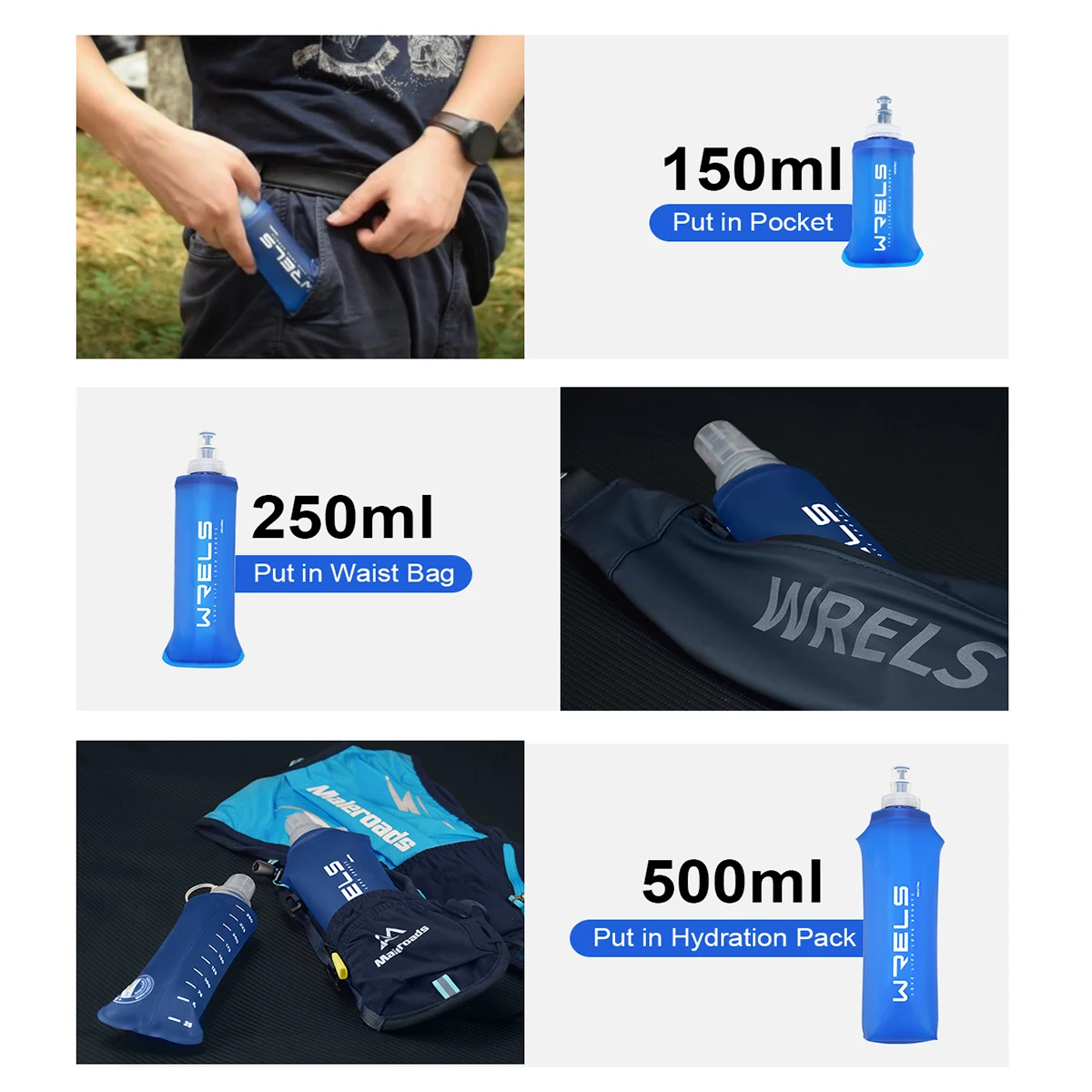 Collapsible Silicone Water Bottle – view 3