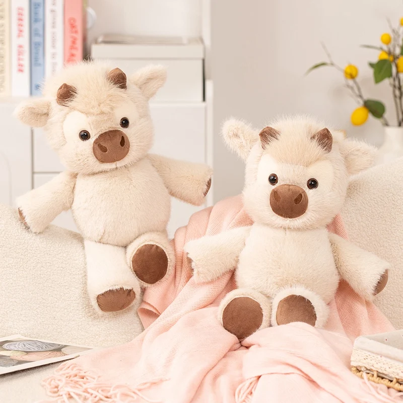 Highland Cow Plush Toy (Fluffy, Huggable) – view 5