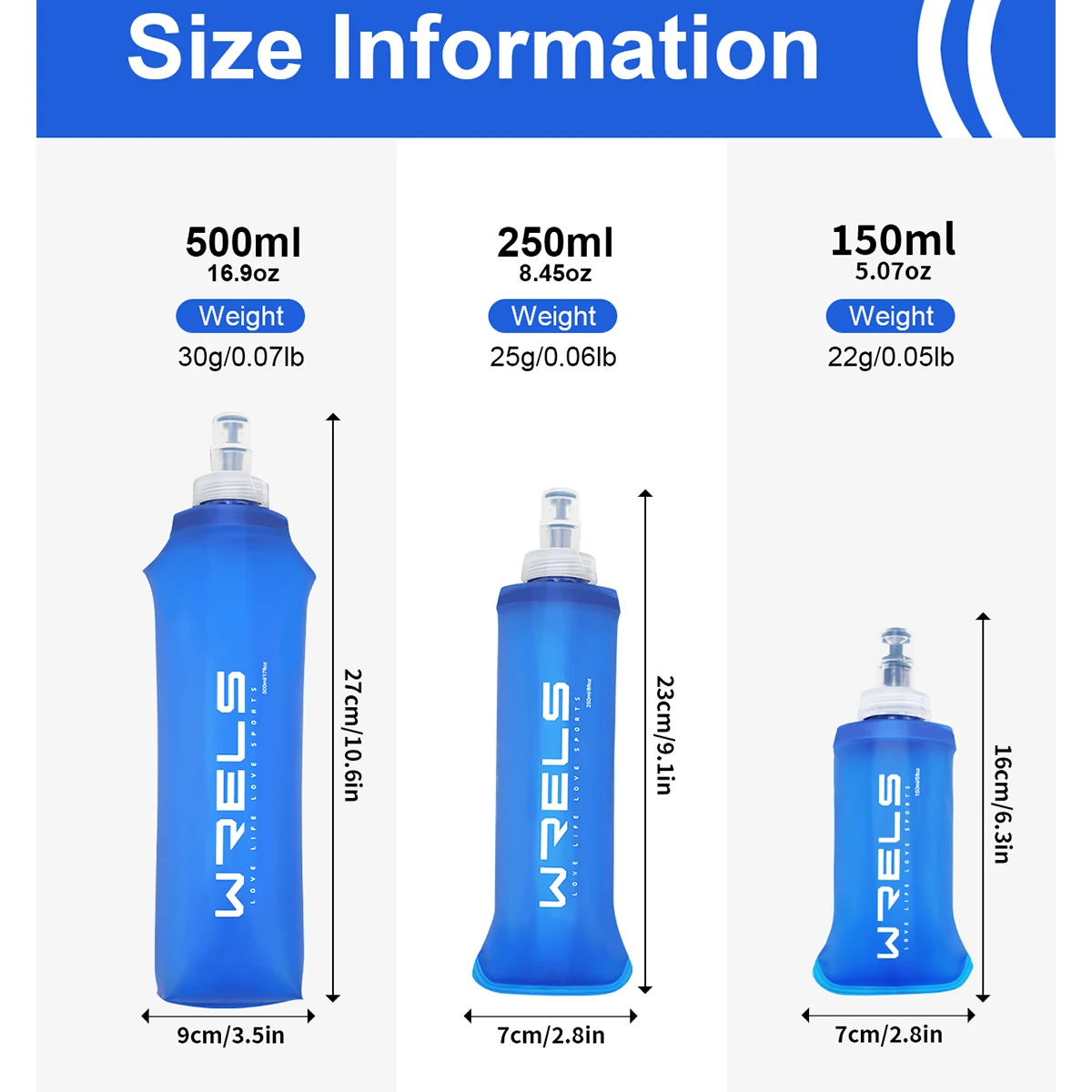 Collapsible Silicone Water Bottle – view 2