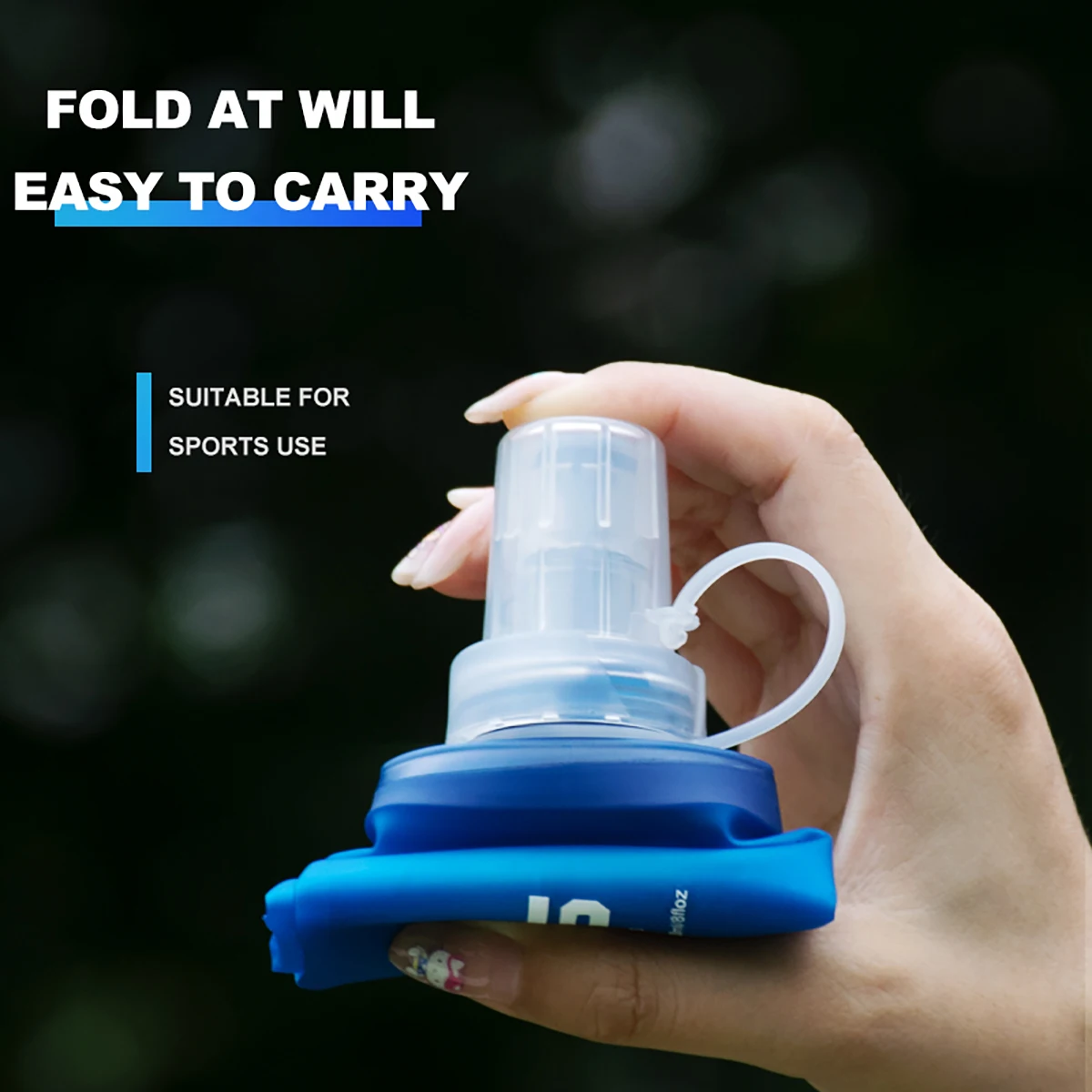 Collapsible Silicone Water Bottle – view 5
