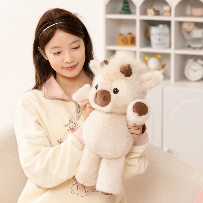Highland Cow Plush Toy (Fluffy, Huggable) – view 3