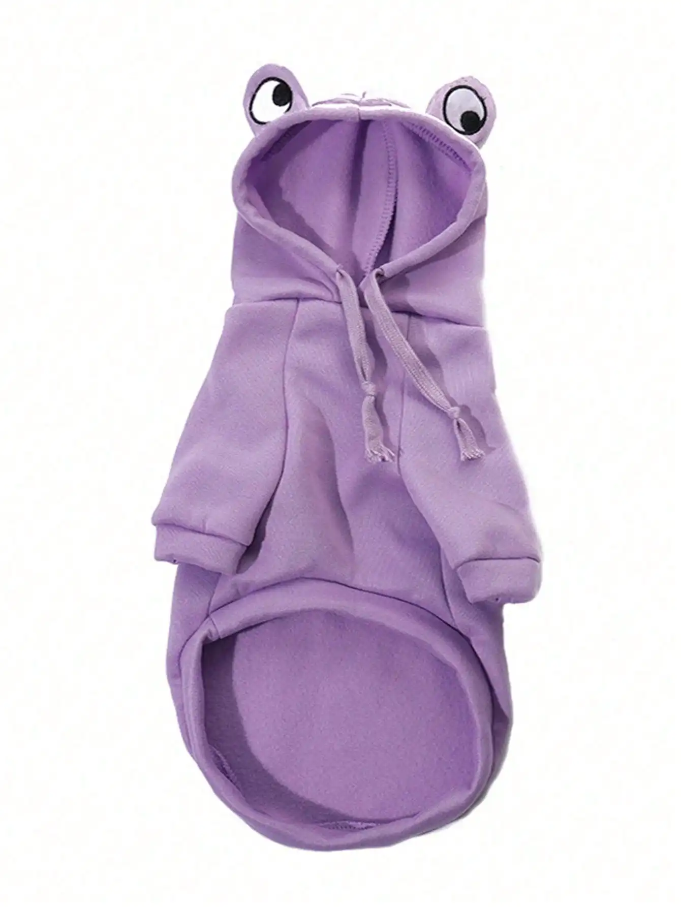 Cute Frog Dog Sweater Hoodie – Purple