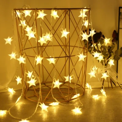 LED Star Fairy Light Garland