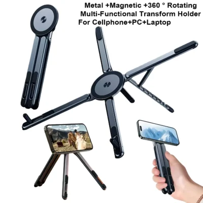 3-in-1 Magnetic Phone Holder, Selfie Stick & Tripod