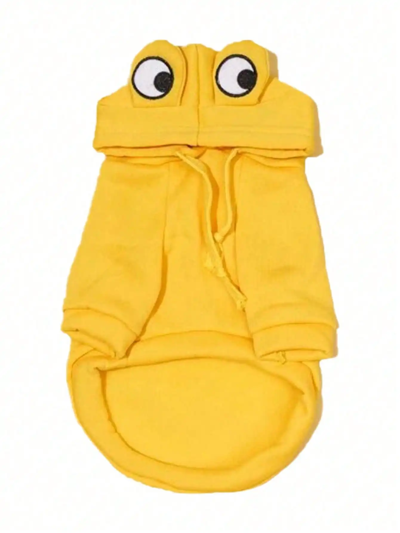 Cute Frog Dog Sweater Hoodie – Yellow