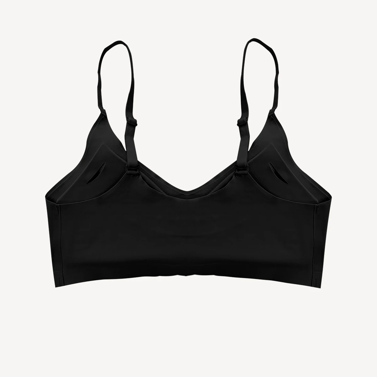 Seamless Wireless Soft-Support Bra – Black