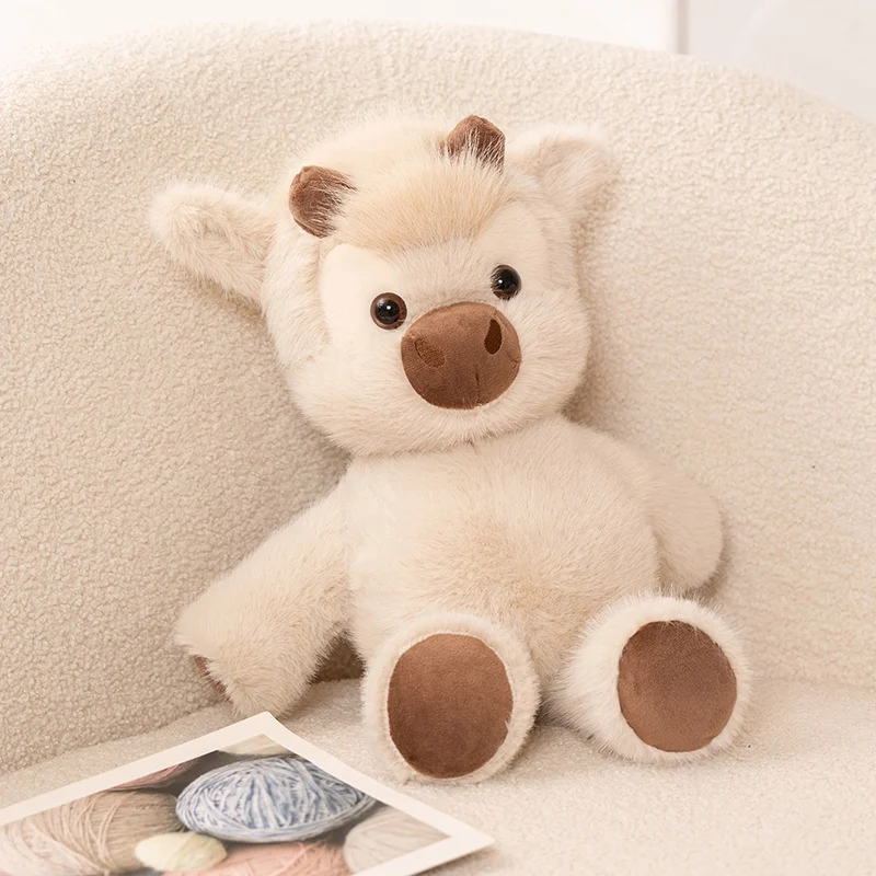 Highland Cow Plush Toy (Fluffy, Huggable) – view 4