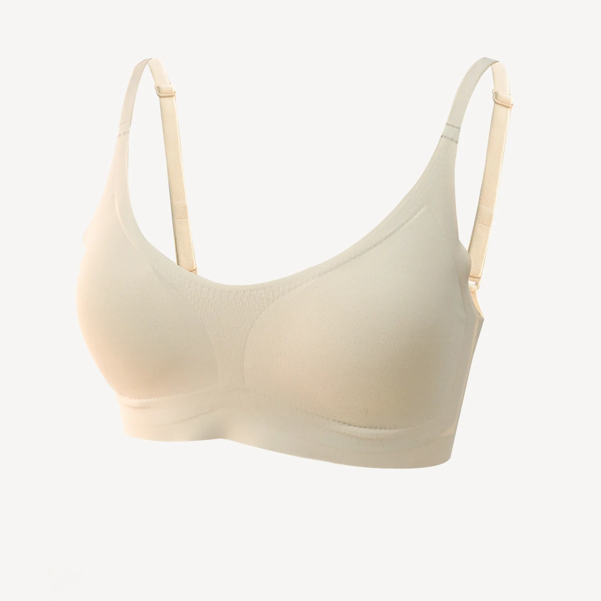 Seamless Wireless Soft-Support Bra – Nude